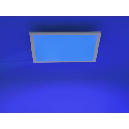 JUST LIGHT. 14681-16 - LED RGB Пристельова панель з регулюванням яскравості LOLA FLAT LED/28W/230V 2700-5000K + пульт дистанційного керування