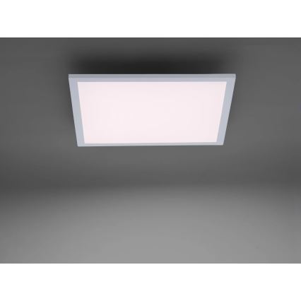 JUST LIGHT. 14681-16 - LED RGB Пристельова панель з регулюванням яскравості LOLA FLAT LED/28W/230V 2700-5000K + пульт дистанційного керування