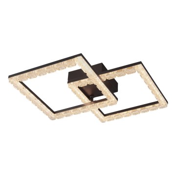 JUST LIGHT. 14732-18 - LED Потолочный светильник GLITRA LED/17,5Вт/230В 37,6x37,6 см черный