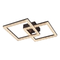 JUST LIGHT. 14732-18 - LED стельовий світильник GLITRA LED/17,5W/230V 37,6x37,6 cm чорний