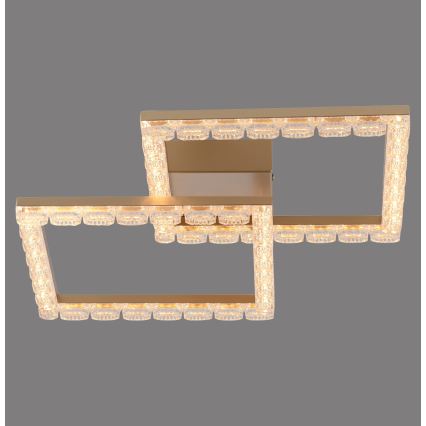 JUST LIGHT. 14732-60 - Світлодіодний стельовий світильник GLITRA LED/17,5Вт/230В 37,6x37,6 см золотистий