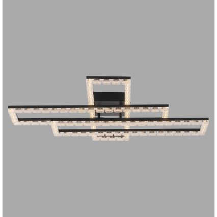 JUST LIGHT. 14733-18 - LED Потолочный светильник GLITRA LED/35W/230V 57x72 cm чёрный
