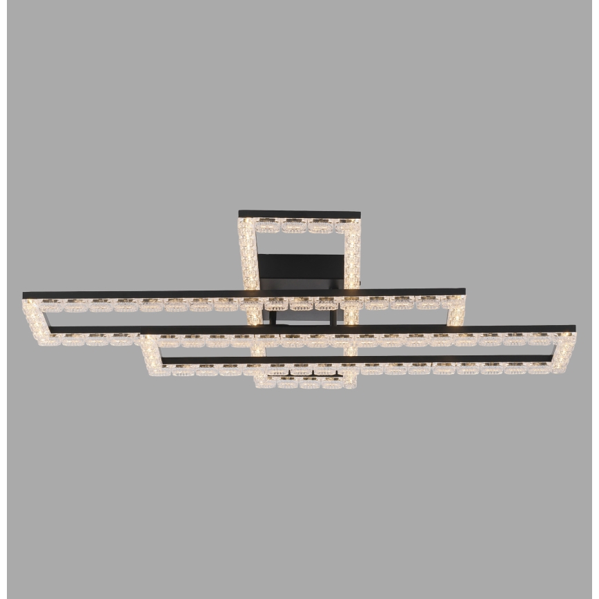 JUST LIGHT. 14733-18 - LED Потолочный светильник GLITRA LED/35W/230V 57x72 cm чёрный