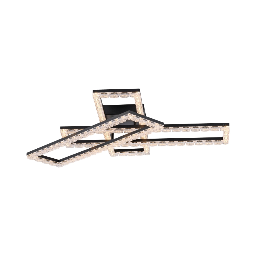 JUST LIGHT. 14733-18 - LED Потолочный светильник GLITRA LED/35W/230V 57x72 cm чёрный