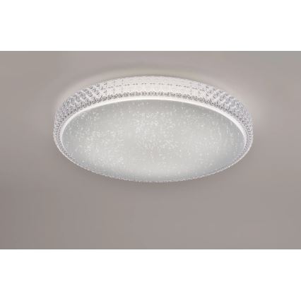 JUST LIGHT. 14745-00 - Светодиодный потолочный RGB-светильник с регулированием яркости FRIDA LED/36W/230V 2700-5000K + дистанционное управление