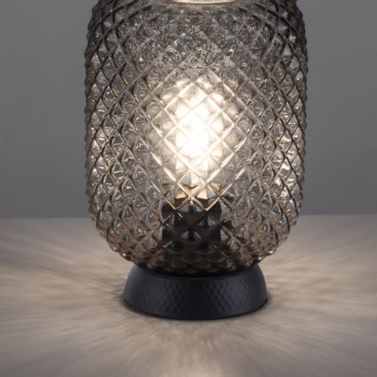 JUST LIGHT. 14906-18 - Настільна лампа REISHI 1xE27/40W/230V чорний