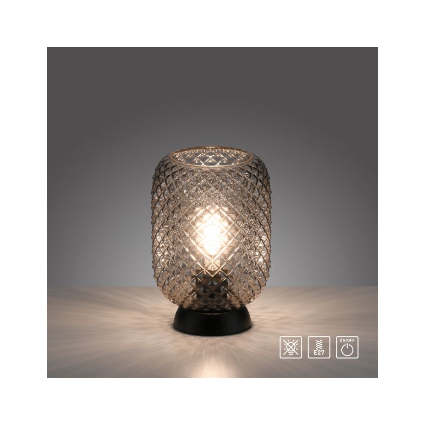 JUST LIGHT. 14906-18 - Настільна лампа REISHI 1xE27/40W/230V чорний