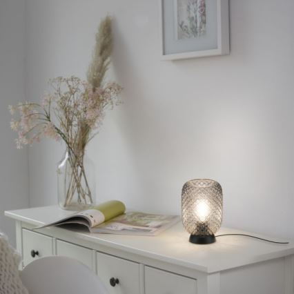 JUST LIGHT. 14906-18 - Настольная лампа REISHI 1xE27/40W/230V черный