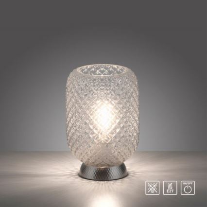 JUST LIGHT. 14906-55 - Настільна лампа REISHI 1xE27/40W/230V матовий хром
