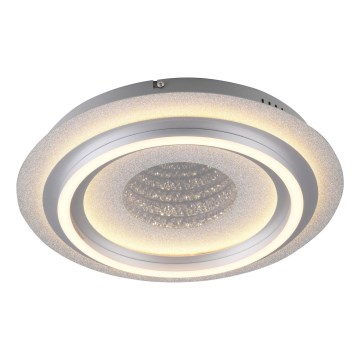 JUST LIGHT. 15089-21 - Светодиодный потолочный светильник CICHIO 36 Вт/230 В Ø 40 см матовый хром