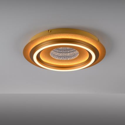 JUST LIGHT. 15089-60 - стельовий світильник CICHIO LED/36 Вт/230 В діаметром 40 см золотий