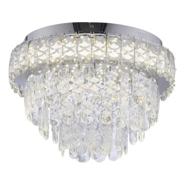 JUST LIGHT. 15092-17 - LED стельовий світильник KULUNKA LED/33W/230V діаметр 38 см глянцевий хром