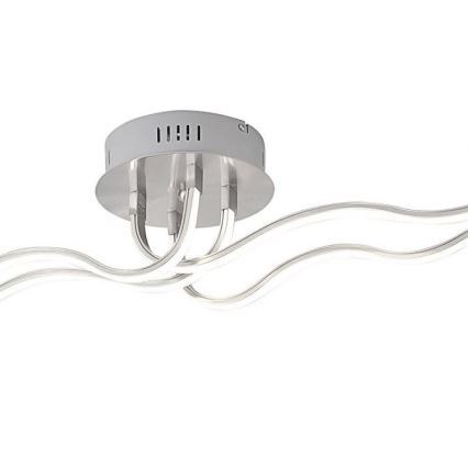 JUST LIGHT. 15126-55 - Пристельова LED люстра WAVE LED/29,4W/230V матовий хром