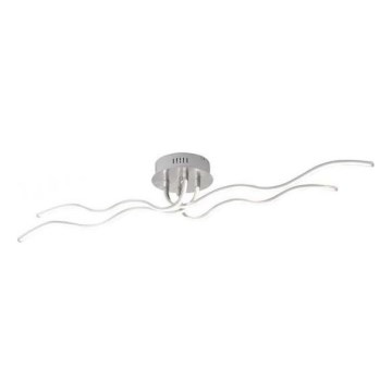 JUST LIGHT. 15126-55 - Пристельова LED люстра WAVE LED/29,4W/230V матовий хром