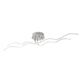 JUST LIGHT. 15126-55 - Светодиодная потолочная люстра WAVE LED/29,4W/230V матовый хром