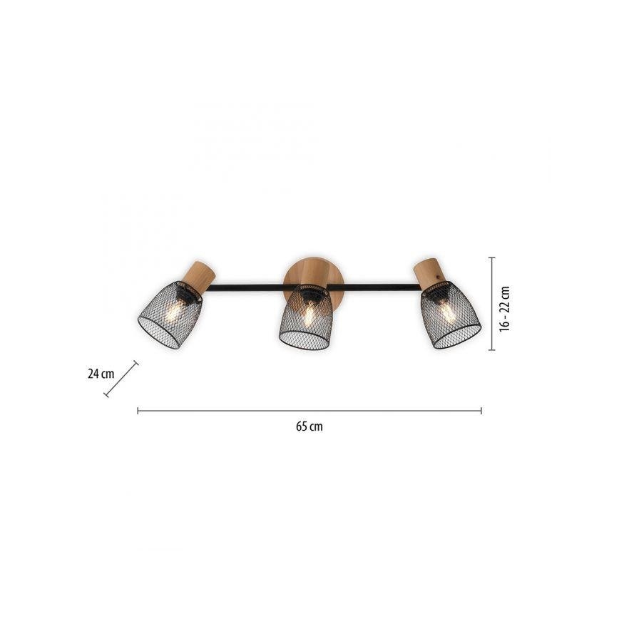 JUST LIGHT. 15193-79 - Точечный светильник TAMIS 3xE14/10W/230V
