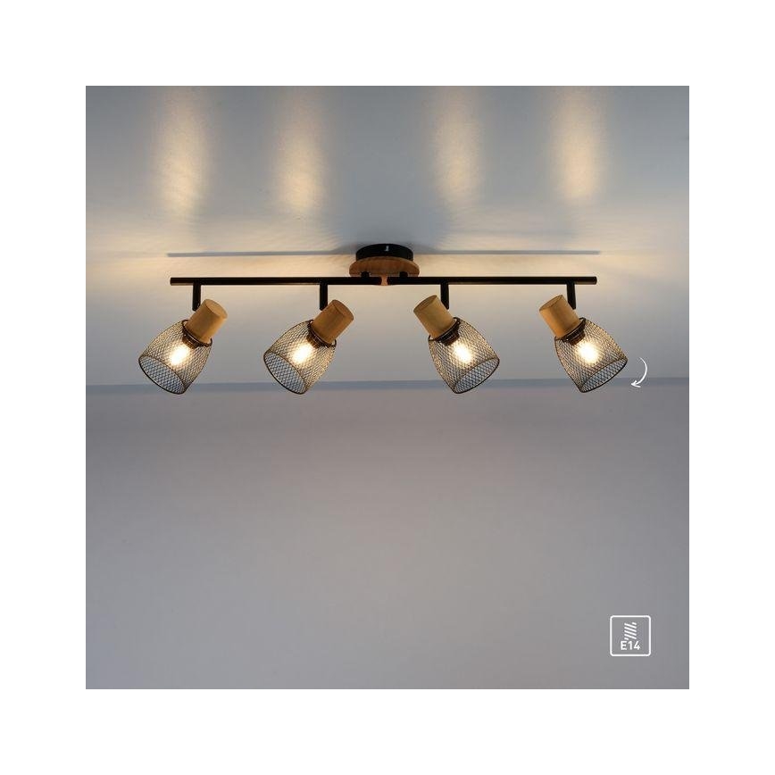 JUST LIGHT. 15194-79 - Точковий світильник TAMIS 4xE14/10W/230V