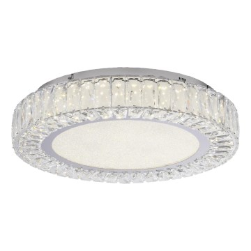 JUST LIGHT. 15222-17 - LED потолочный светильник KULUNKA LED/46W/230V диам. 50 см блестящий хром