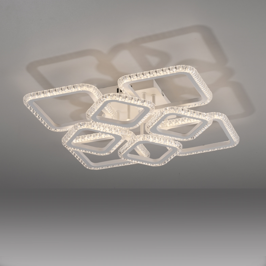 JUST LIGHT. 15269-16 - LED потолочный светильник CRYSTALLO LED/43,5W/230V 49x49 cm белый