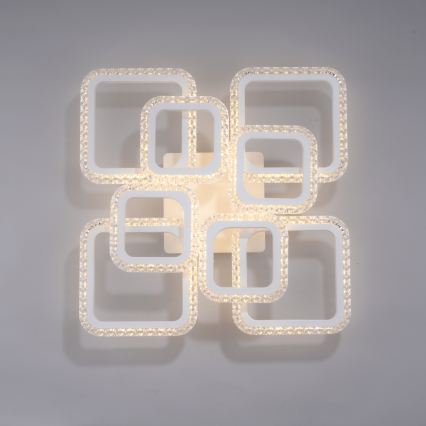 JUST LIGHT. 15269-16 - LED потолочный светильник CRYSTALLO LED/43,5W/230V 49x49 cm белый