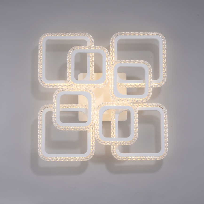 JUST LIGHT. 15269-16 - LED потолочный светильник CRYSTALLO LED/43,5W/230V 49x49 cm белый