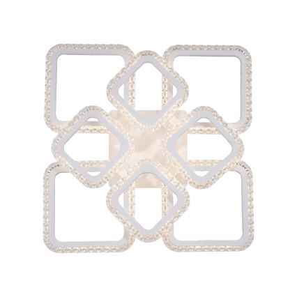 JUST LIGHT. 15269-16 - LED стельовий світильник CRYSTALLO LED/43,5W/230V 49x49 cm білий