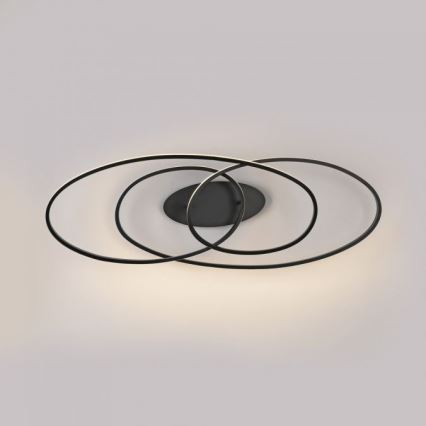 JUST LIGHT. 15321-18 - Стельовий LED світильник LUMACA LED/33W/230V чорний