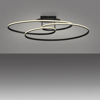 JUST LIGHT. 15321-18 - Стельовий LED світильник LUMACA LED/33W/230V чорний