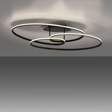 JUST LIGHT. 15321-18 - Светодиодный потолочный светильник LUMACA LED/33W/230V черный