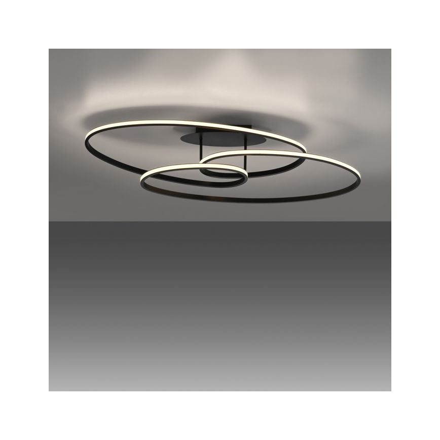 JUST LIGHT. 15321-18 - Светодиодный потолочный светильник LUMACA LED/33W/230V черный