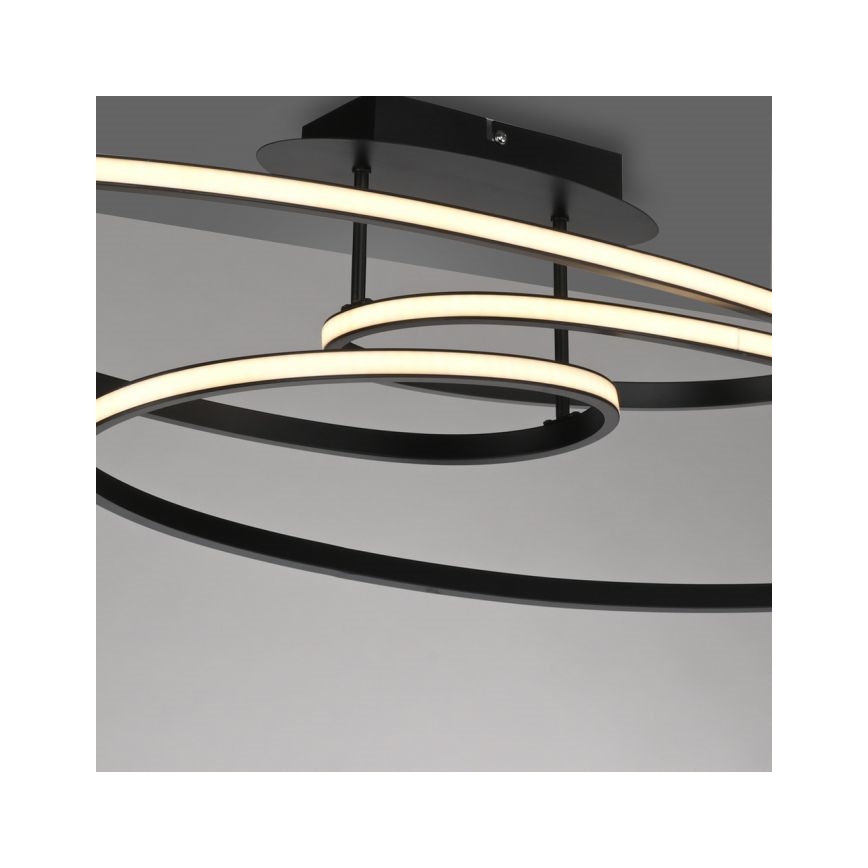 JUST LIGHT. 15321-18 - Светодиодный потолочный светильник LUMACA LED/33W/230V черный