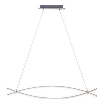 JUST LIGHT. 15382-55 - Світлодіодна підвісна люстра MAJA 2xLED/8,4W/230V матовий хром