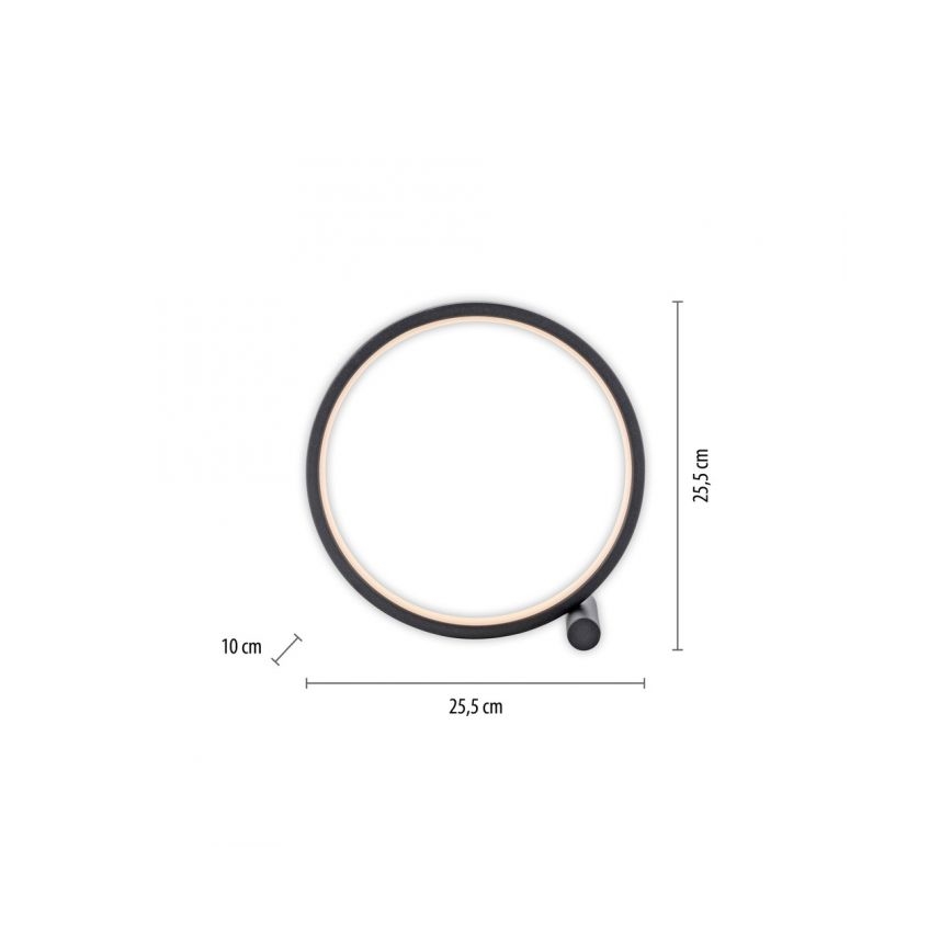 JUST LIGHT. 15395-18 - Світлодіодна настільна лампа MINI RITUS LED/10,5W/230V чорний