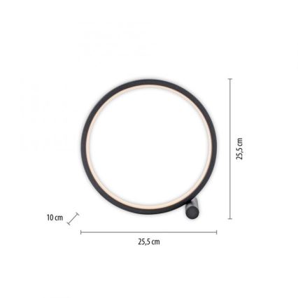 JUST LIGHT. 15395-18 - Світлодіодна настільна лампа MINI RITUS LED/10,5W/230V чорний