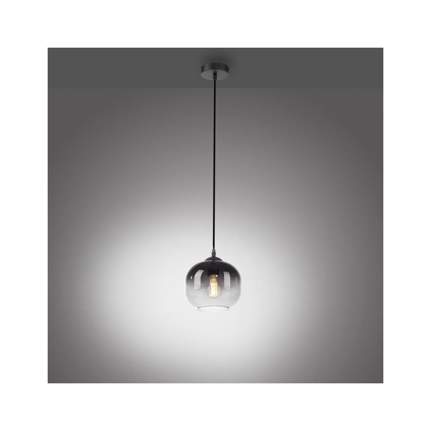 JUST LIGHT. 15420-18 - Підвісна люстра ZEA 1xE27/25W/230V чорний