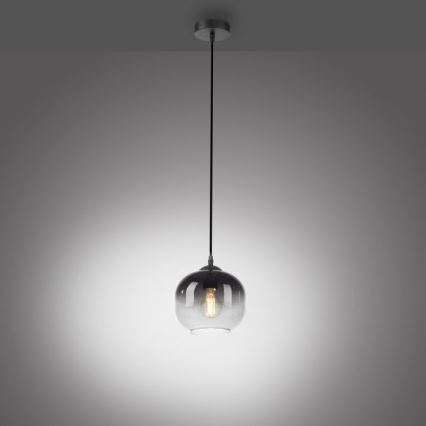 JUST LIGHT. 15420-18 - Підвісна люстра ZEA 1xE27/25W/230V чорний