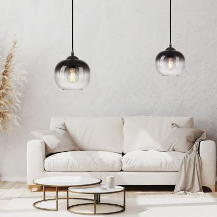 JUST LIGHT. 15420-18 - Подвесная люстра ZEA 1xE27/25W/230V черный