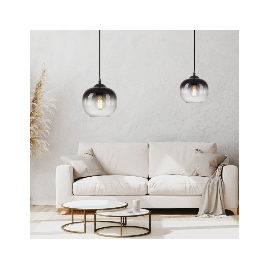 JUST LIGHT. 15420-18 - Подвесная люстра ZEA 1xE27/25W/230V черный