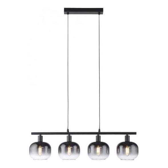 JUST LIGHT. 15421-18 - Подвесная люстра ZEA 4xE14/25W/230V черный