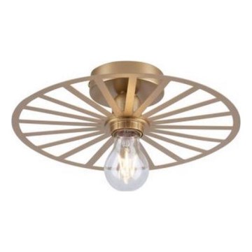 JUST LIGHT. 15635-60 - Стельовий світильник SPIKE 1xE27/40W/230V діаметр 30 см латунь