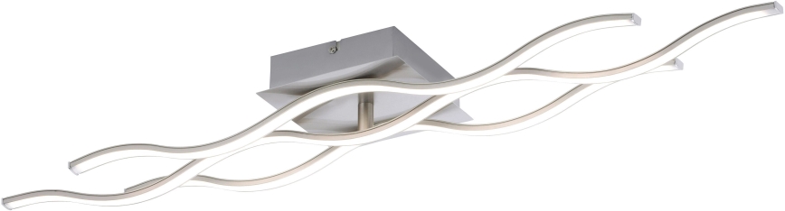 JUST LIGHT. 16266-55 - Светодиодный потолочный RGB-светильник с регулированием яркости LOLA WAVE LED/30W/230V 2700-5000K + дистанционное управление