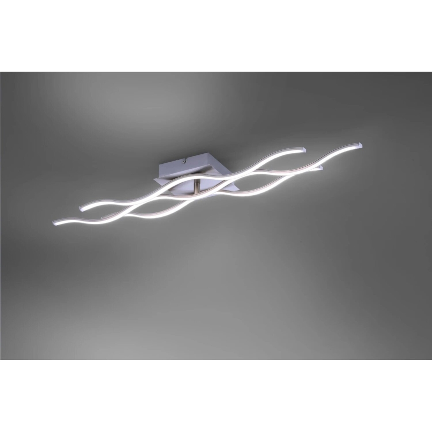 JUST LIGHT. 16266-55 - Светодиодный потолочный RGB-светильник с регулированием яркости LOLA WAVE LED/30W/230V 2700-5000K + дистанционное управление