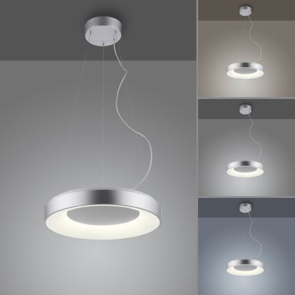 JUST LIGHT. 17075-21 - Світлодіодна підвісна люстра з регулюванням яскравості KETO ANIKA LED/26,5W/230V 2700-5000K + пульт дистанційного керування