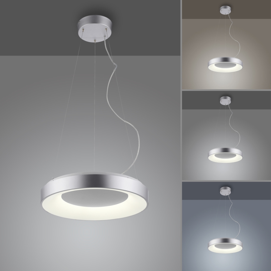 JUST LIGHT. 17075-21 - Світлодіодна підвісна люстра з регулюванням яскравості KETO ANIKA LED/26,5W/230V 2700-5000K + пульт дистанційного керування