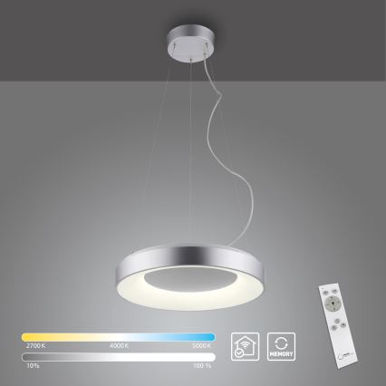 JUST LIGHT. 17075-21 - Світлодіодна підвісна люстра з регулюванням яскравості KETO ANIKA LED/26,5W/230V 2700-5000K + пульт дистанційного керування