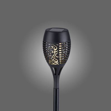 JUST LIGHT. 19106-18-3 - НАБІР 3x LED Сонячний світильник FACKEL LED/0,24W/1,2V 200 mAh IP44 чорний