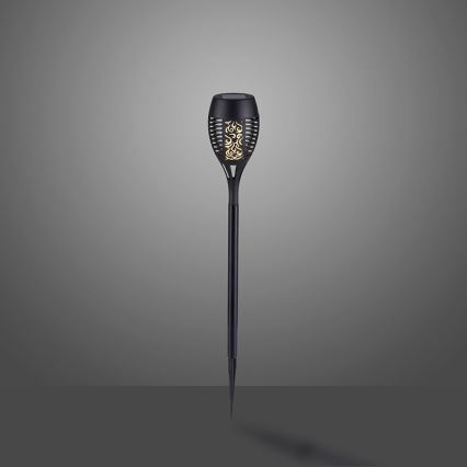 JUST LIGHT. 19106-18-3 - НАБОР 3x Светодиодный светильник на солнечной батарее FACKEL LED/0,24W/3,7V IP44 черный