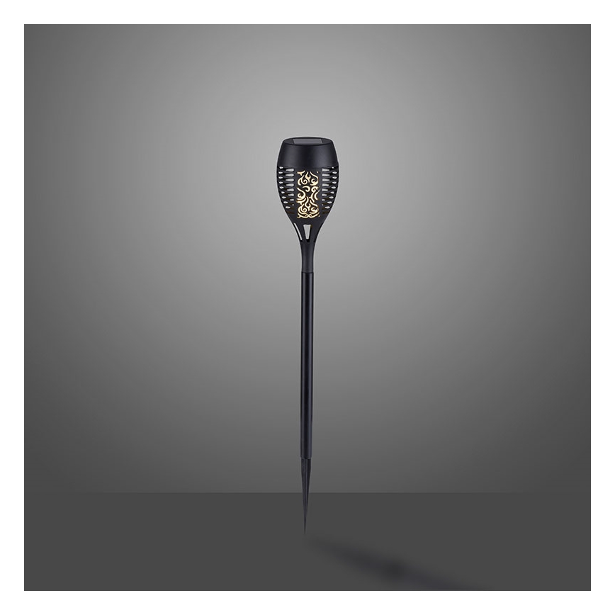 JUST LIGHT. 19106-18-3 - НАБОР 3x Светодиодный светильник на солнечной батарее FACKEL LED/0,24W/3,7V IP44 черный