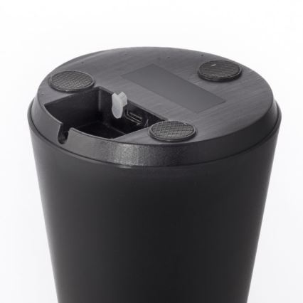 JUST LIGHT. 19260-18 - Светодиодная уличная сенсорная лампа с регулированием яркости ABERA LED/3W/3,7V 2000 mAh USB IP54 черный