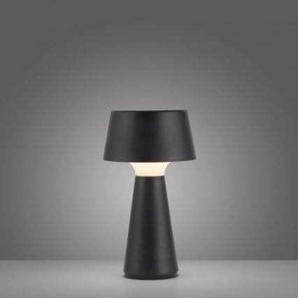 JUST LIGHT. 19260-18 - LED Сенсорна вулична лампа з регулюванням яскравості ABERA LED/3W/3,7V 2000 mAh USB IP54 чорний